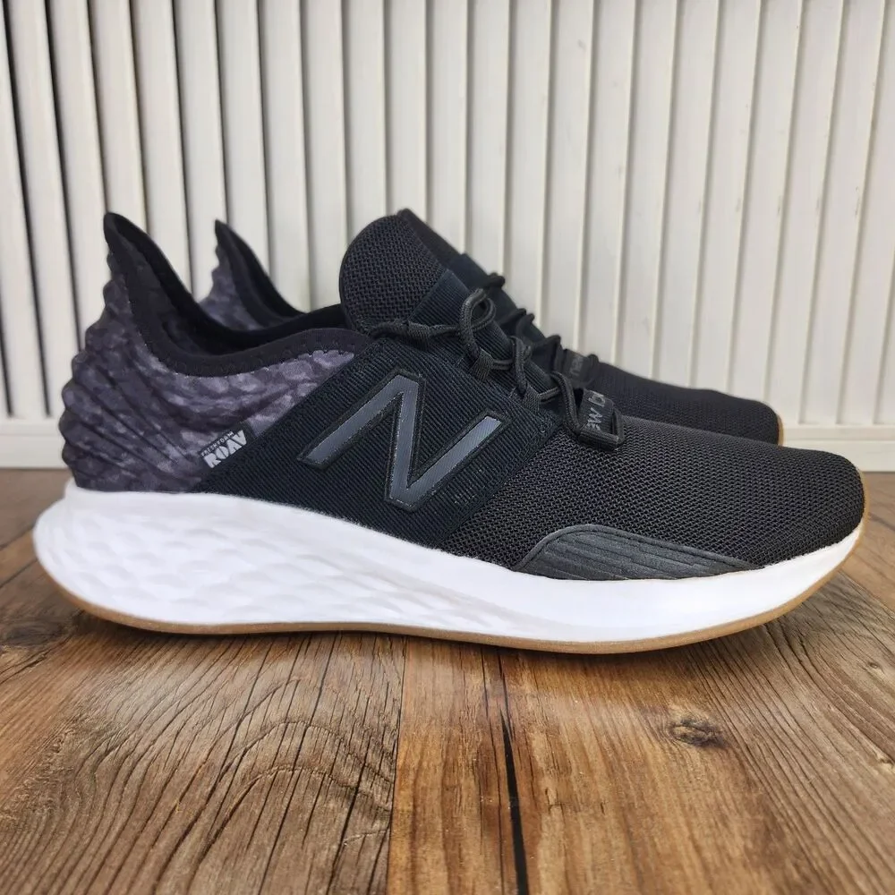 New Balance Fresh Foam Roav Running Shoes Mens 11 D Black Gray Sneakers MROAVPB1